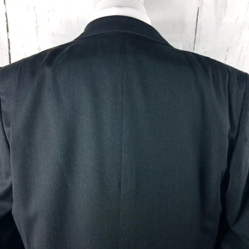 Jos A Bank Signature Collection Mitchell 46L 3 Buttn Charcoal Suit Blazer Jacket